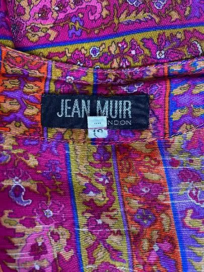 1960s Jean Muir Silk Liberty Floral Print Dress with Scarf