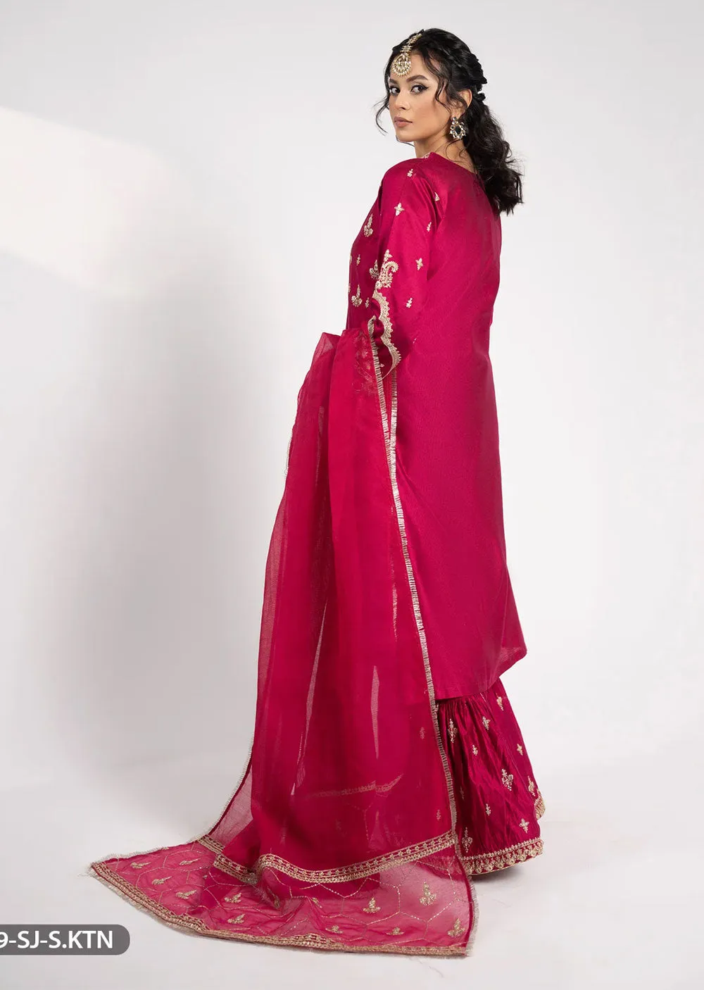 4059-SJ-S.KTN - Pink - Readymade Shaposh Formal Suit