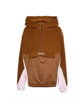 Adidas Originals Wild Brown & Clear Pink Hoodie - Stylish and Comfortable