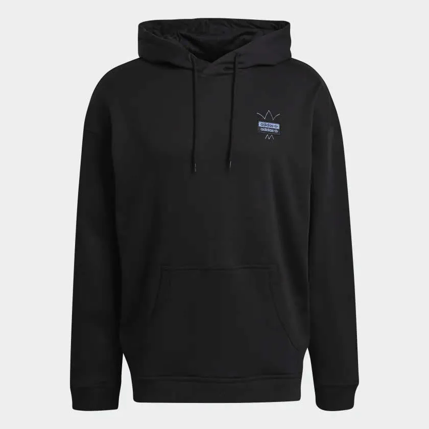 Adidas Originals Men's R.Y.V. Abstract Trefoil Hoodie - Black