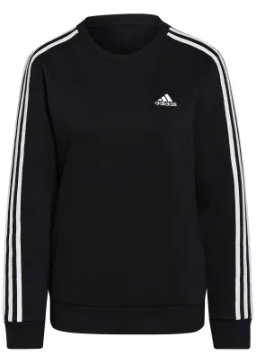 Adidas Womens 3 Stipe FL Sweat Crew GS1344