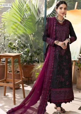 AJSW-16 - Unstitched - Asim Jofa Shadow Work Collection 2023