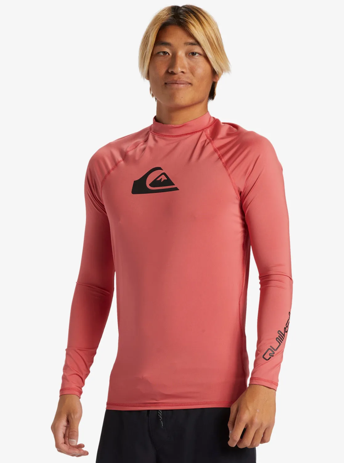 All Time Long Sleeve Upf 50 Rashguard - Mineral Red