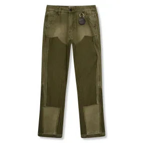 Amicci Adrano Flare Jeans Olive