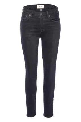 Austin Crushed Mid Rise Tapered Jean