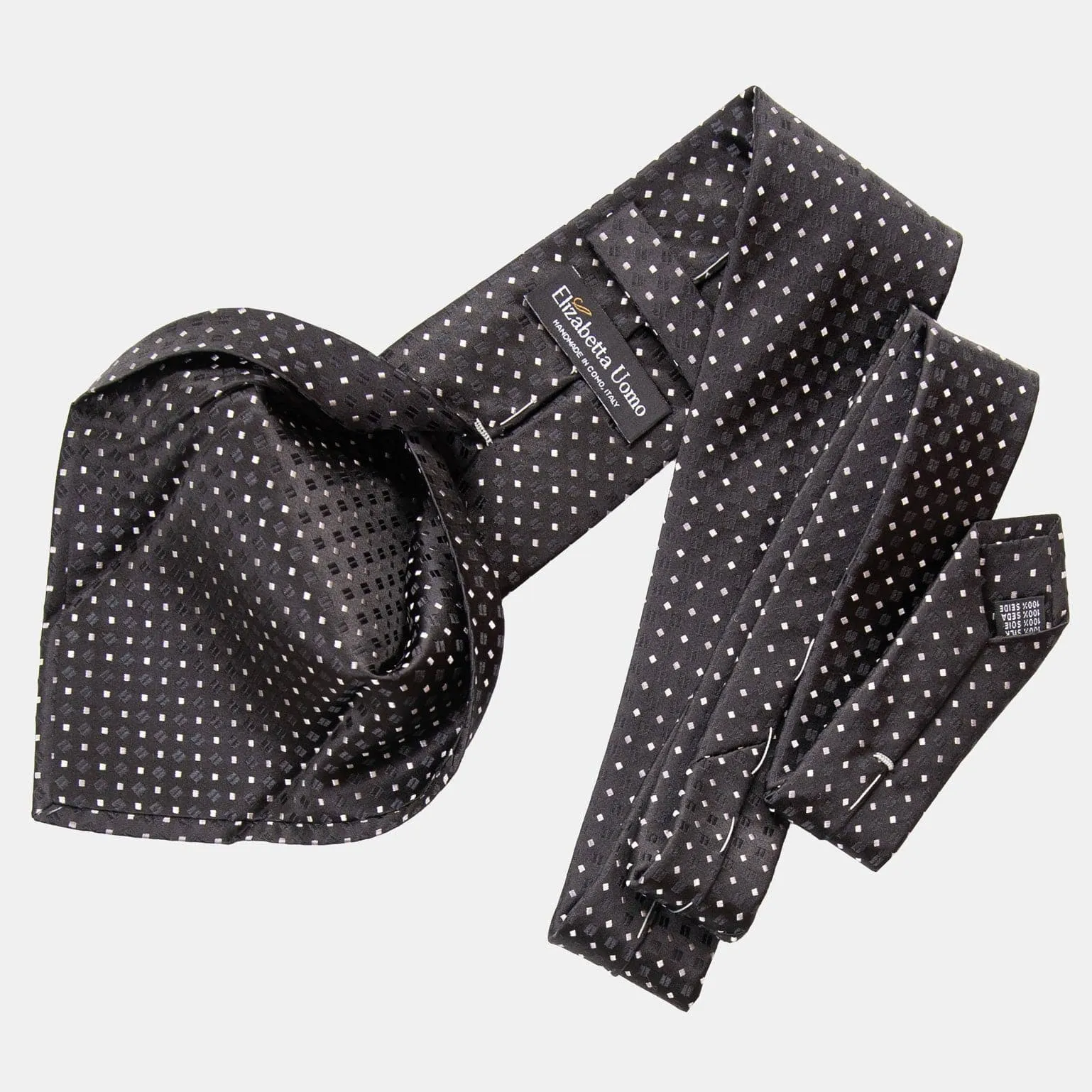 Barbera - Silk Jacquard Tie - Black