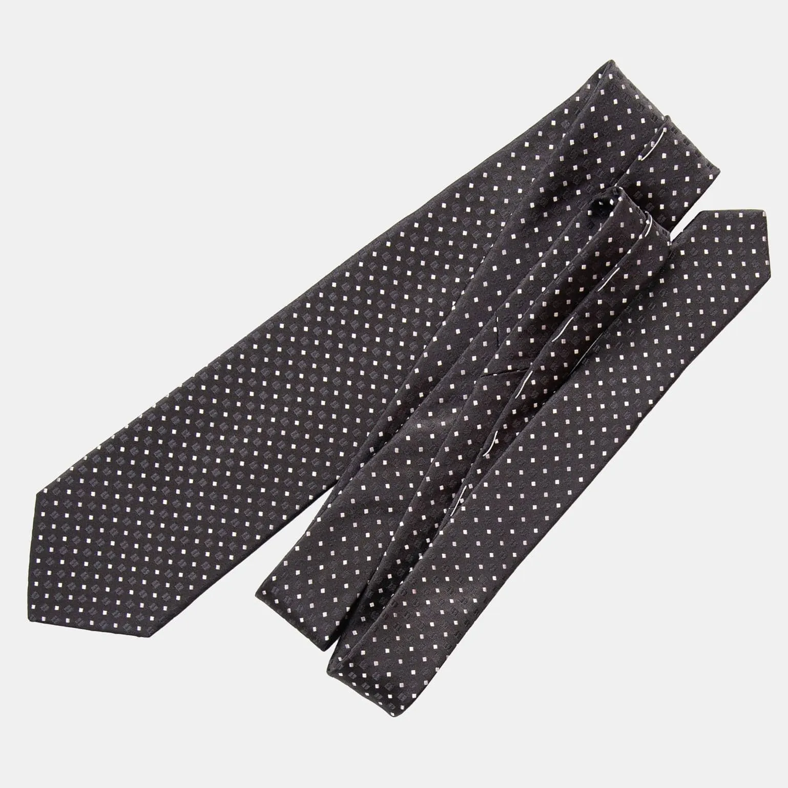 Barbera - Silk Jacquard Tie - Black