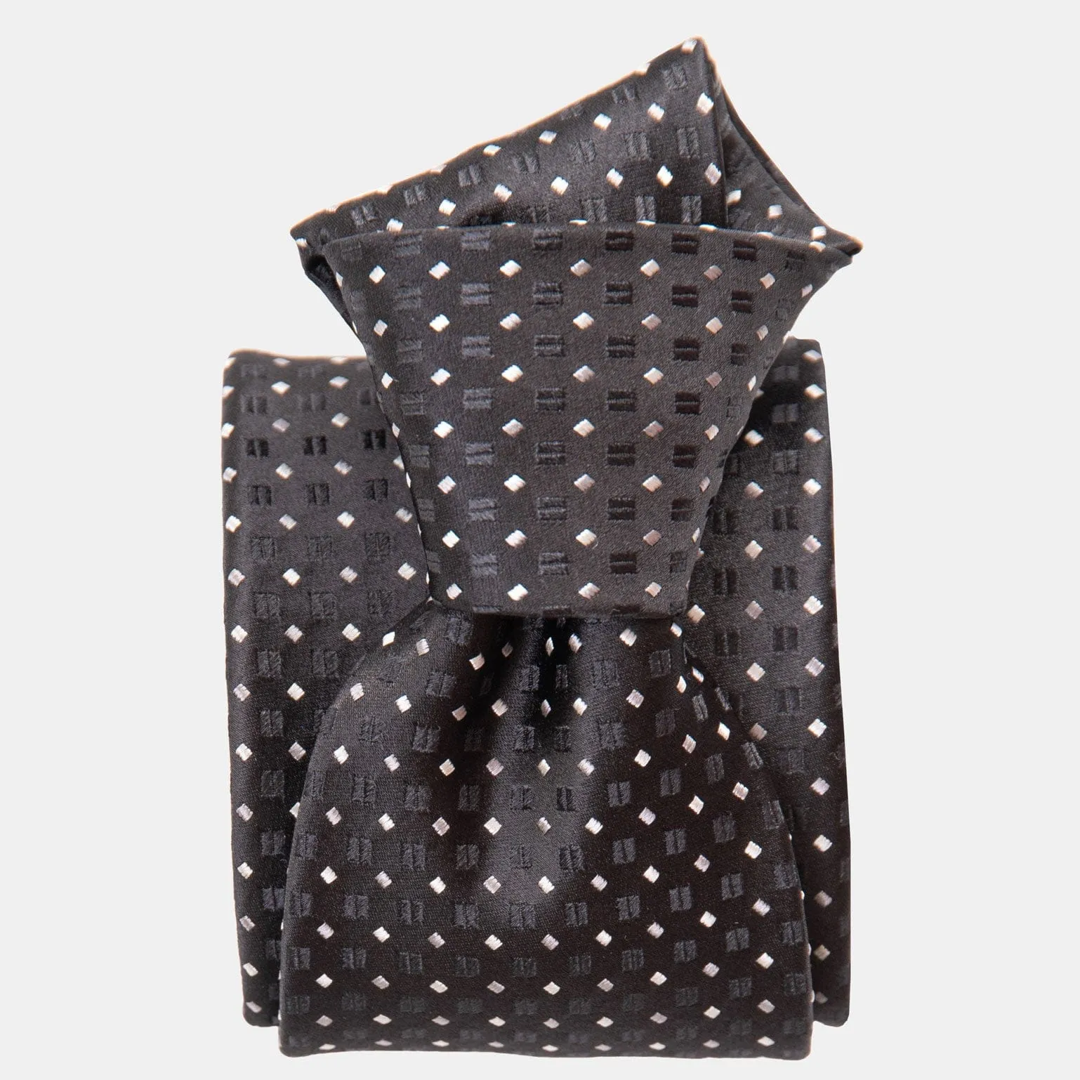 Barbera - Silk Jacquard Tie - Black