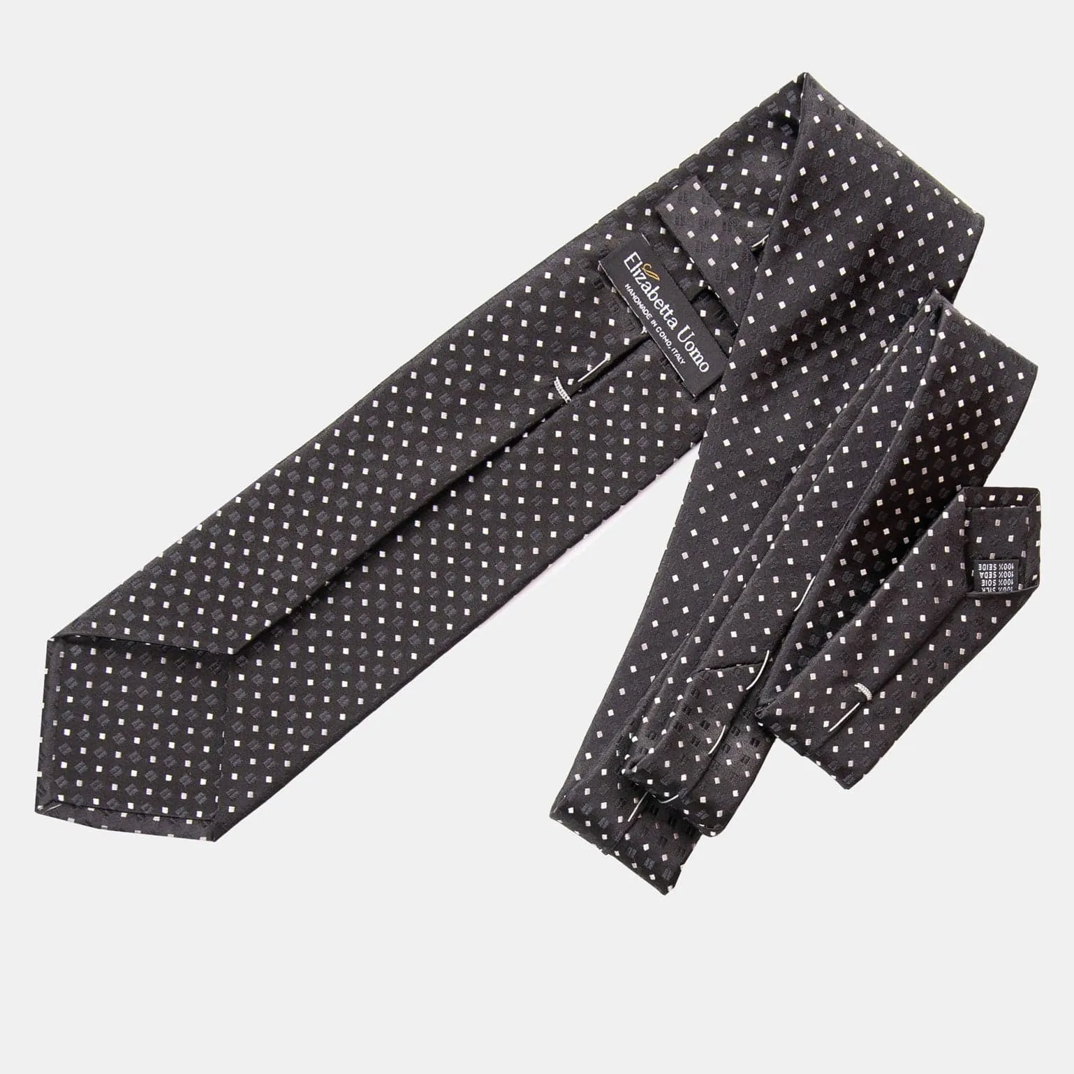 Barbera - Silk Jacquard Tie - Black