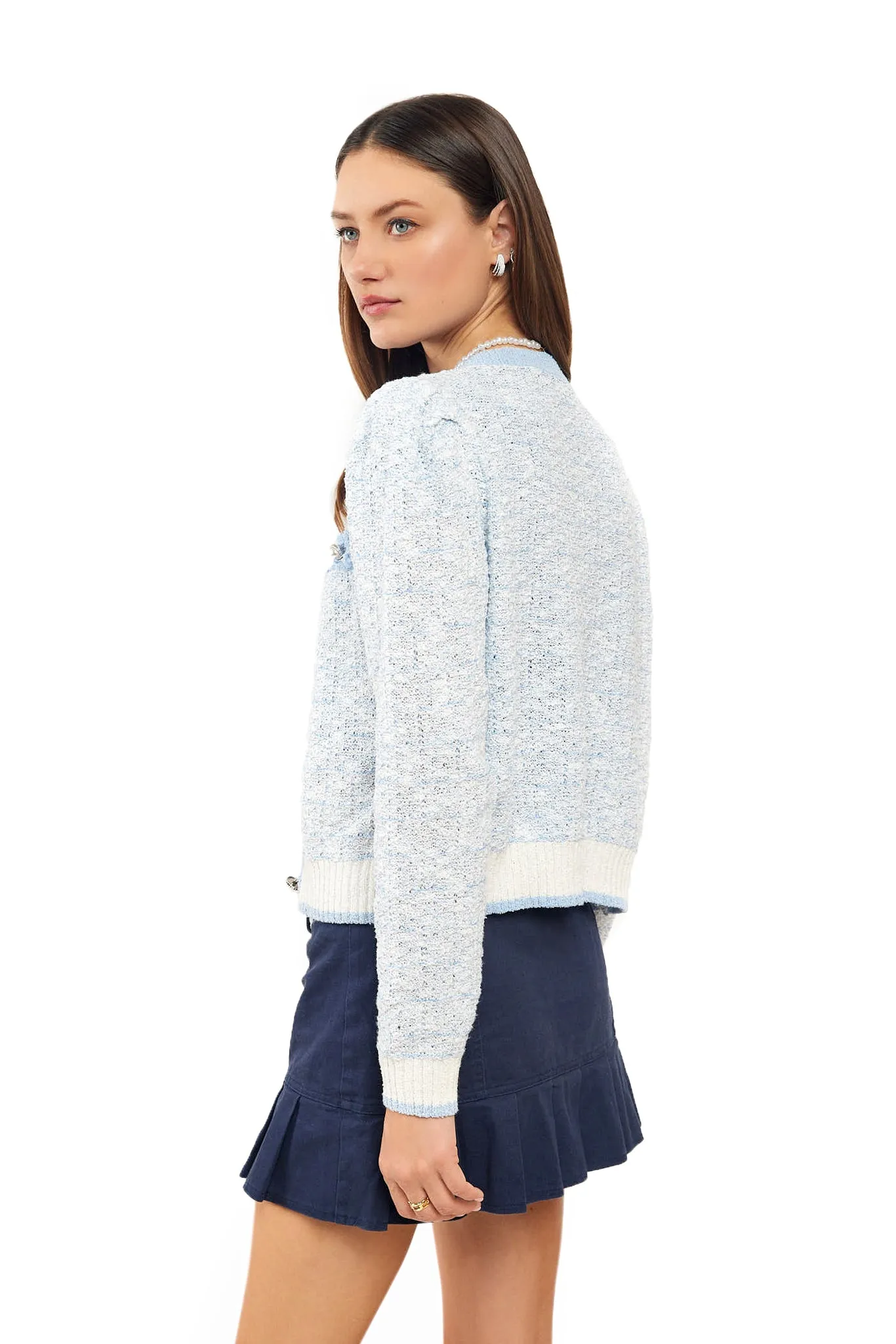 BESTIA Pearl Knit Cardigan