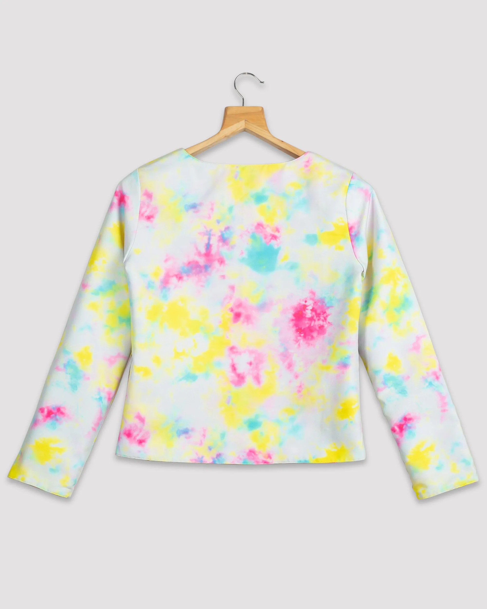 Bestselling Tie And Dye Reversible Jacket For Women