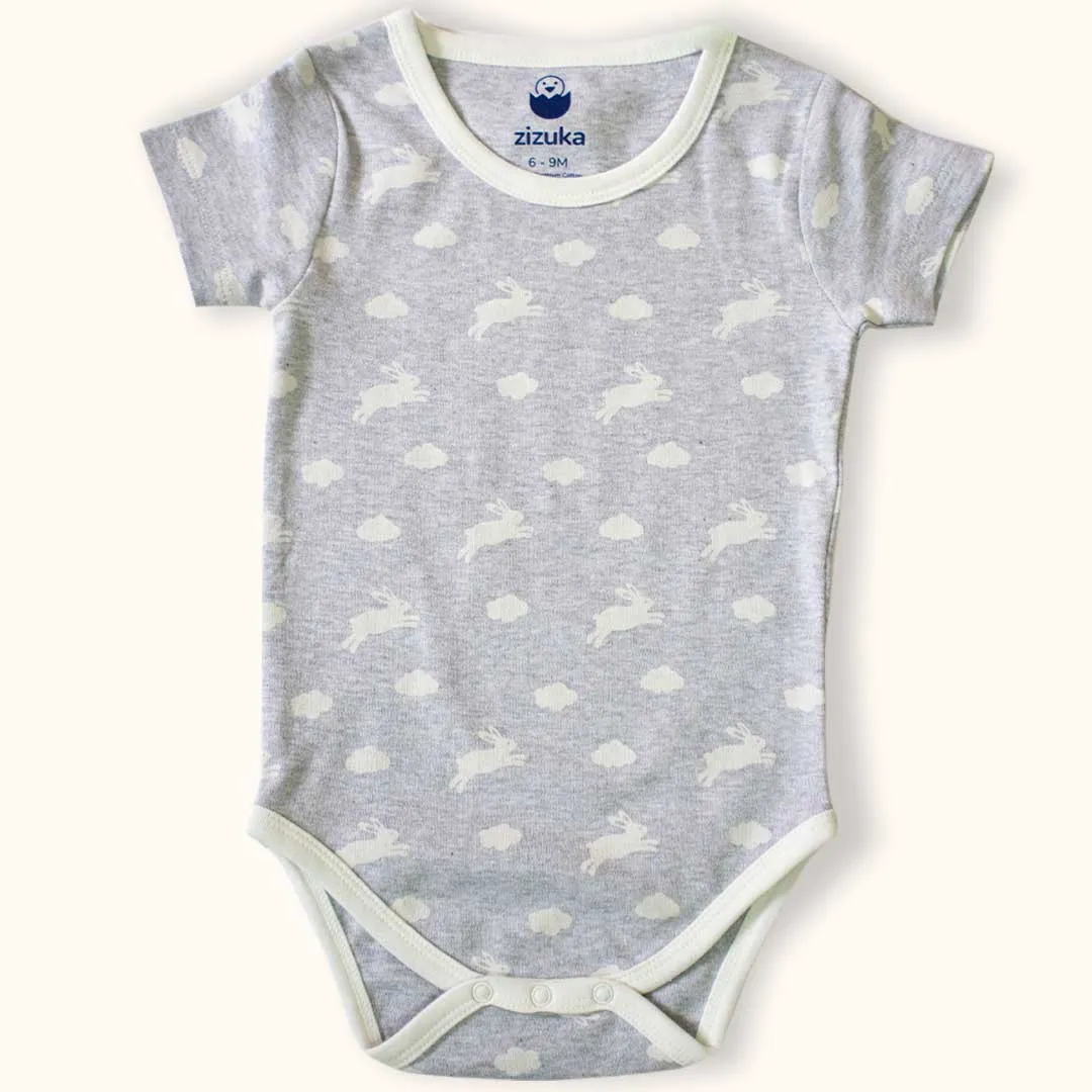 BUY 2 Pattern Printed Bodysuit/Onesie & Get 1 FREE - 100% Premium Cotton