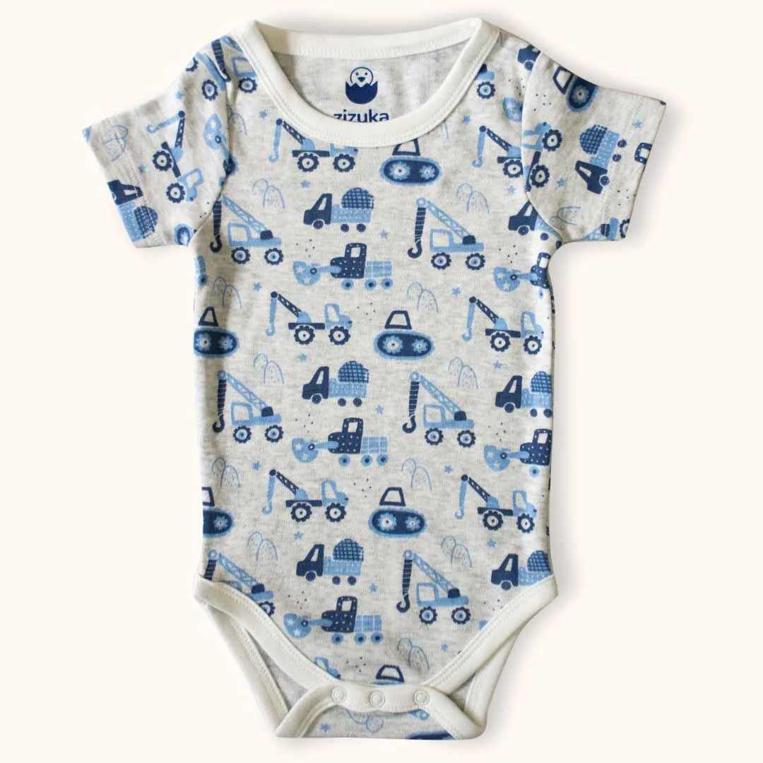 BUY 2 Pattern Printed Bodysuit/Onesie & Get 1 FREE - 100% Premium Cotton