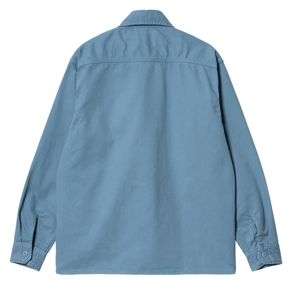 Carhartt WIP Mens Reno Shirt Jac Icy Water