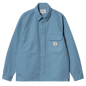 Carhartt WIP Mens Reno Shirt Jac Icy Water