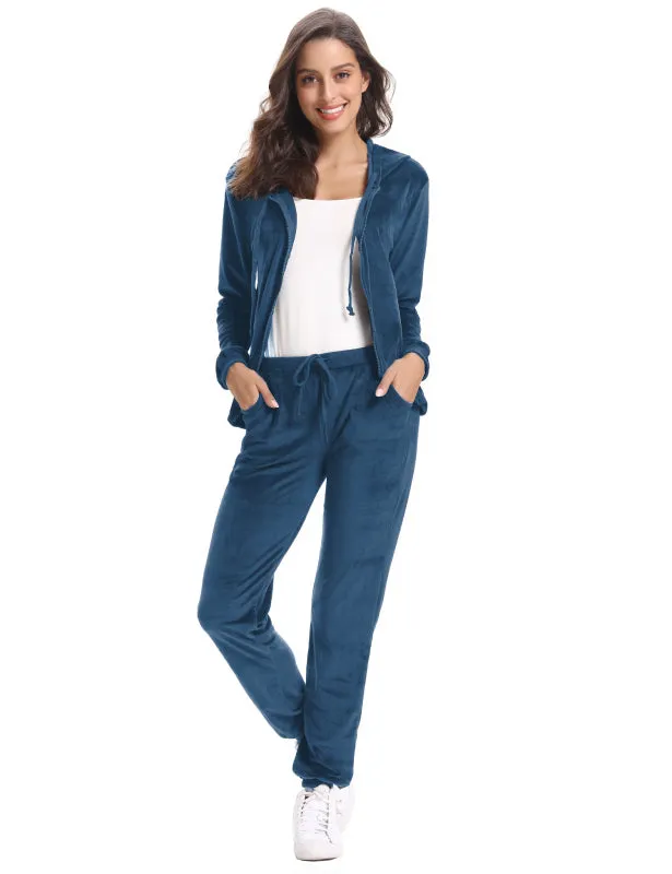 Casual/ Comfortable And Stylishwomen&#39;S Velvet Suit