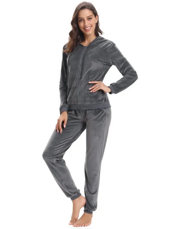 Casual/ Comfortable And Stylishwomen&#39;S Velvet Suit