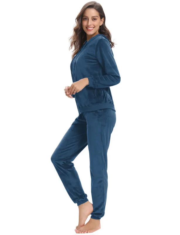 Casual/ Comfortable And Stylishwomen&#39;S Velvet Suit