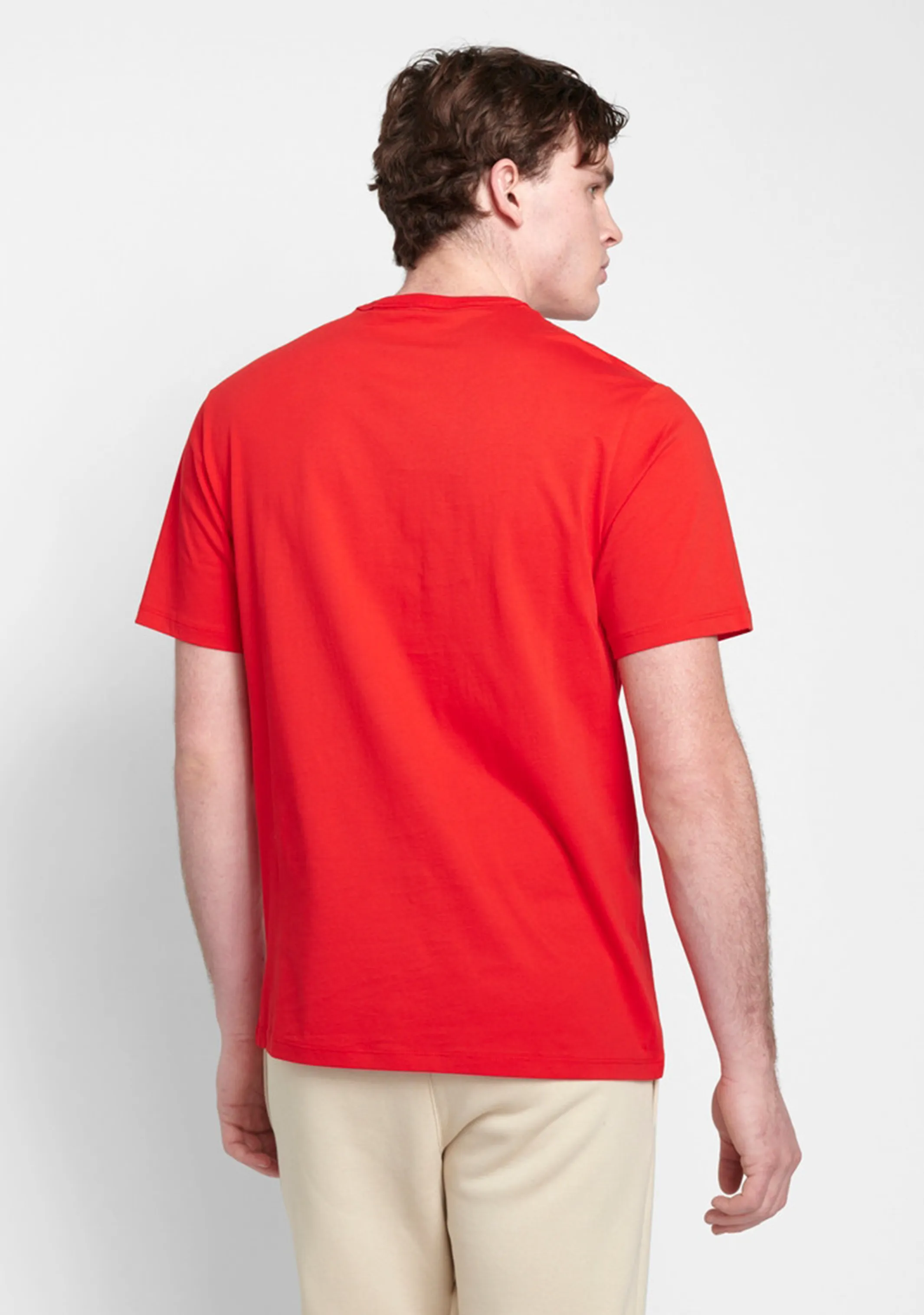 Champion Mens Script Logo Short Sleeve Tee Red <br> AXQPN GJR