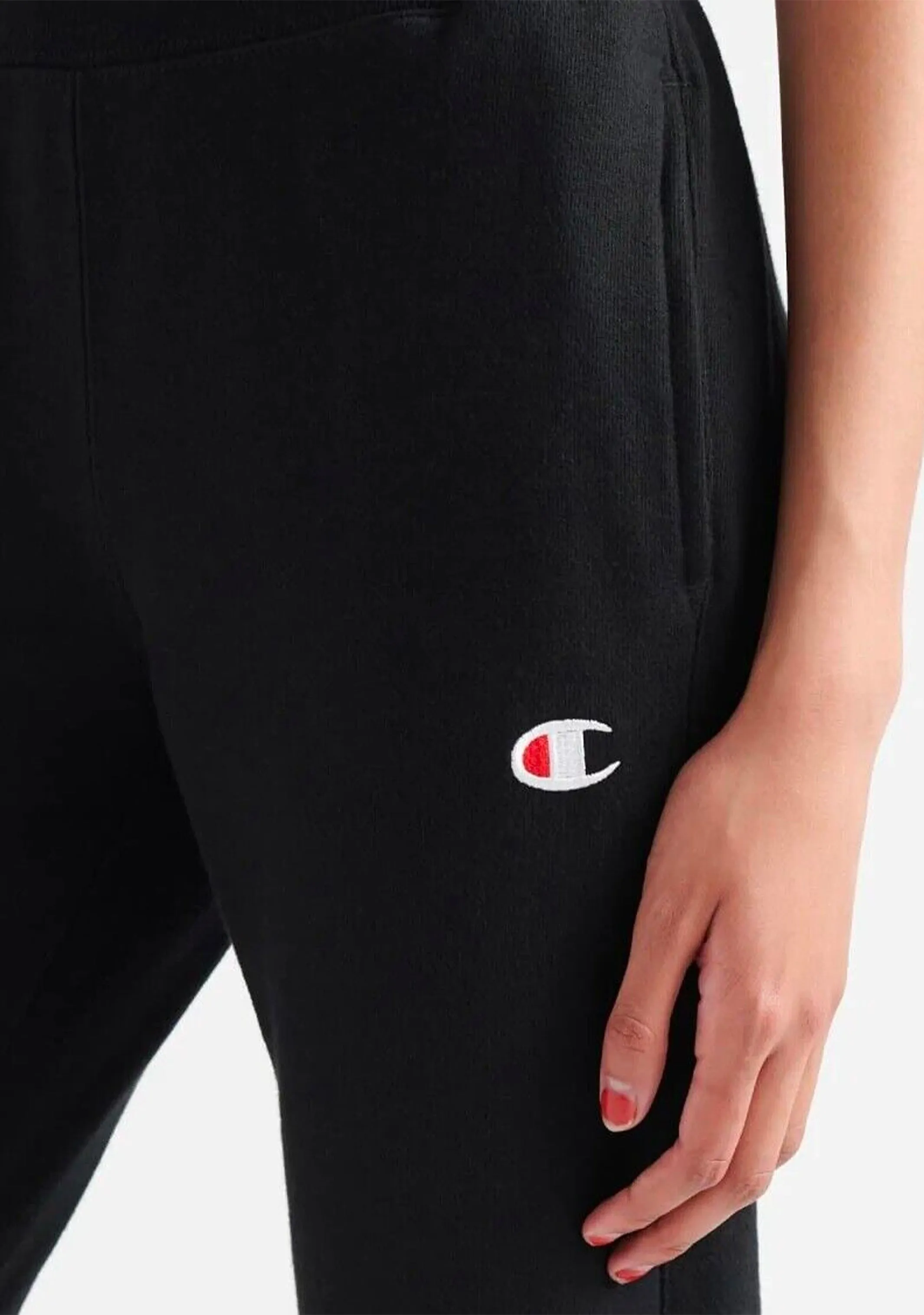 Champion Womens Reverse Weave Joggers Black <br> CWF9N BLK