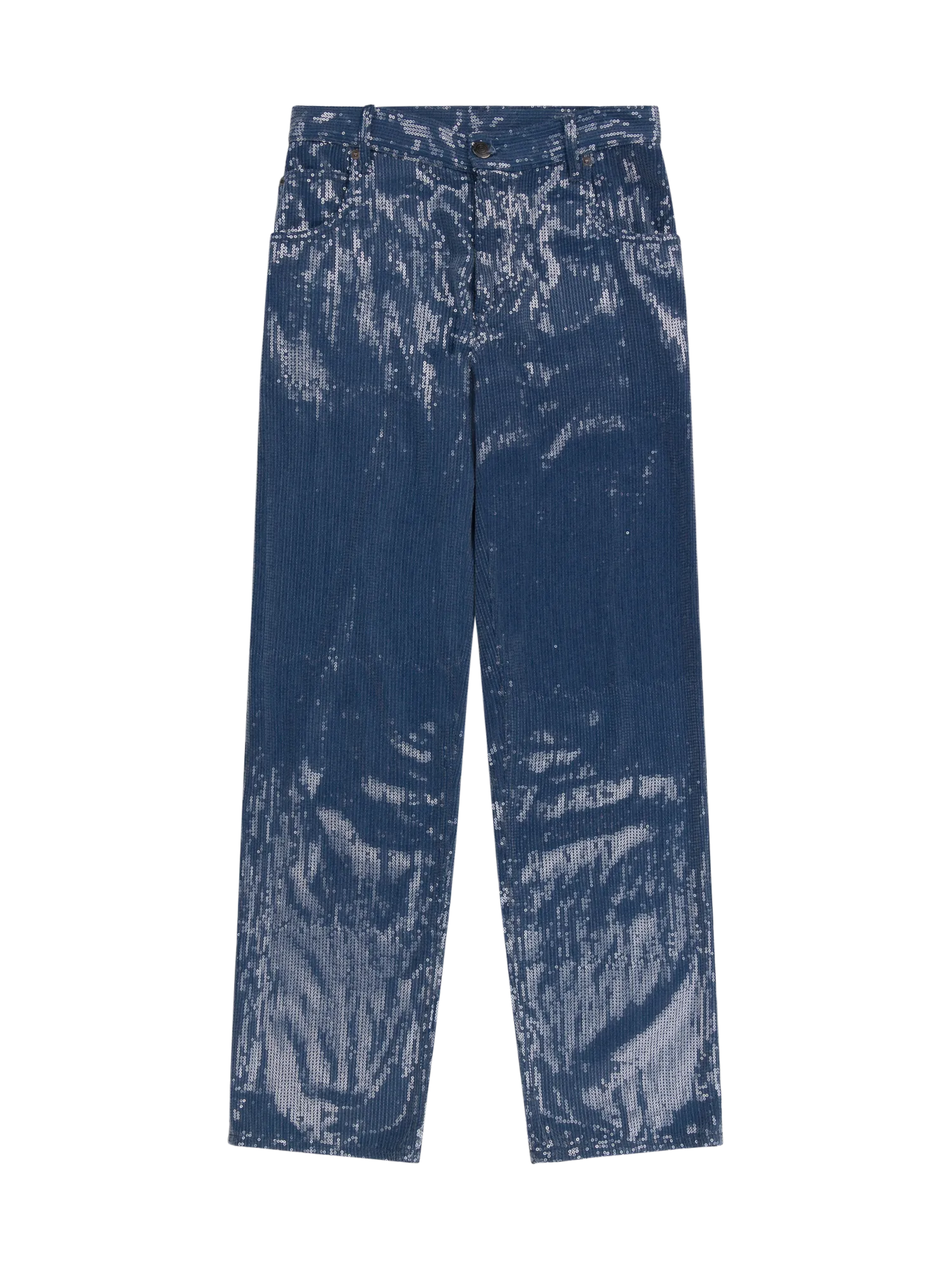 CHARLES JEFFREY - Art Denim Jean Mens - SEQUIN DENIM