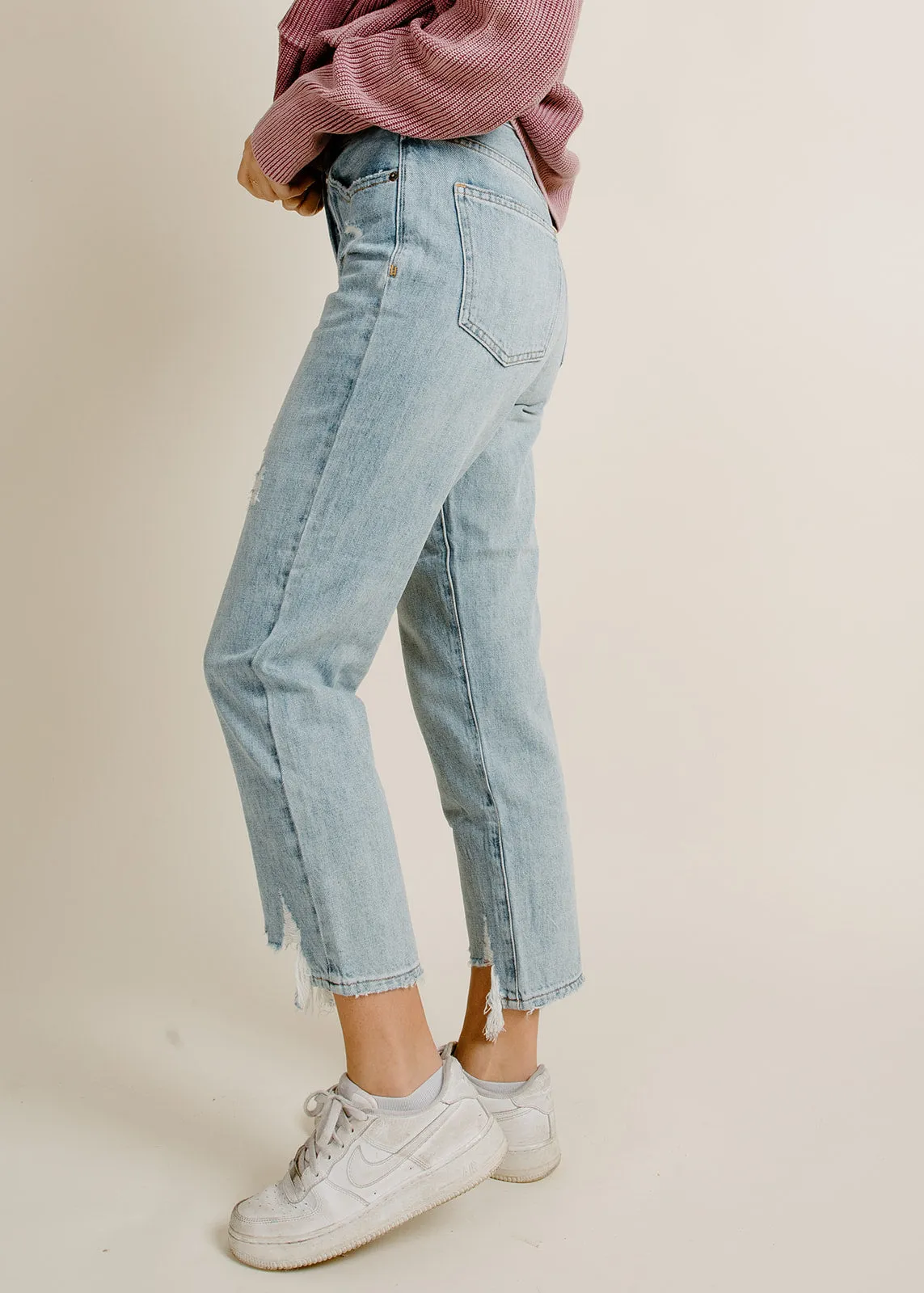 CHARLIE HIGH RISE DENIM - RUTHLESS