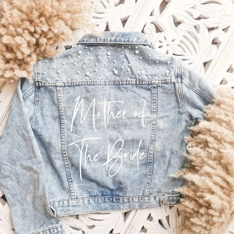 Custom Pearl Denim Jacket