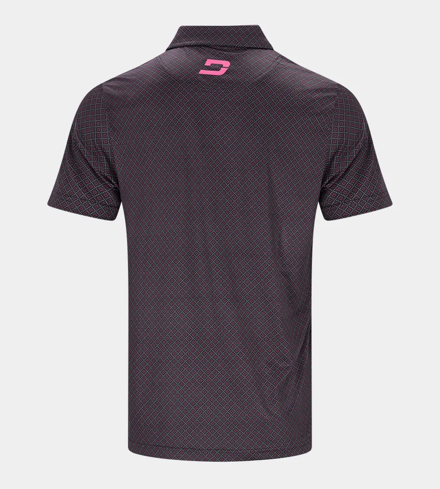 DIAMOND 2.0 POLO - BLACK