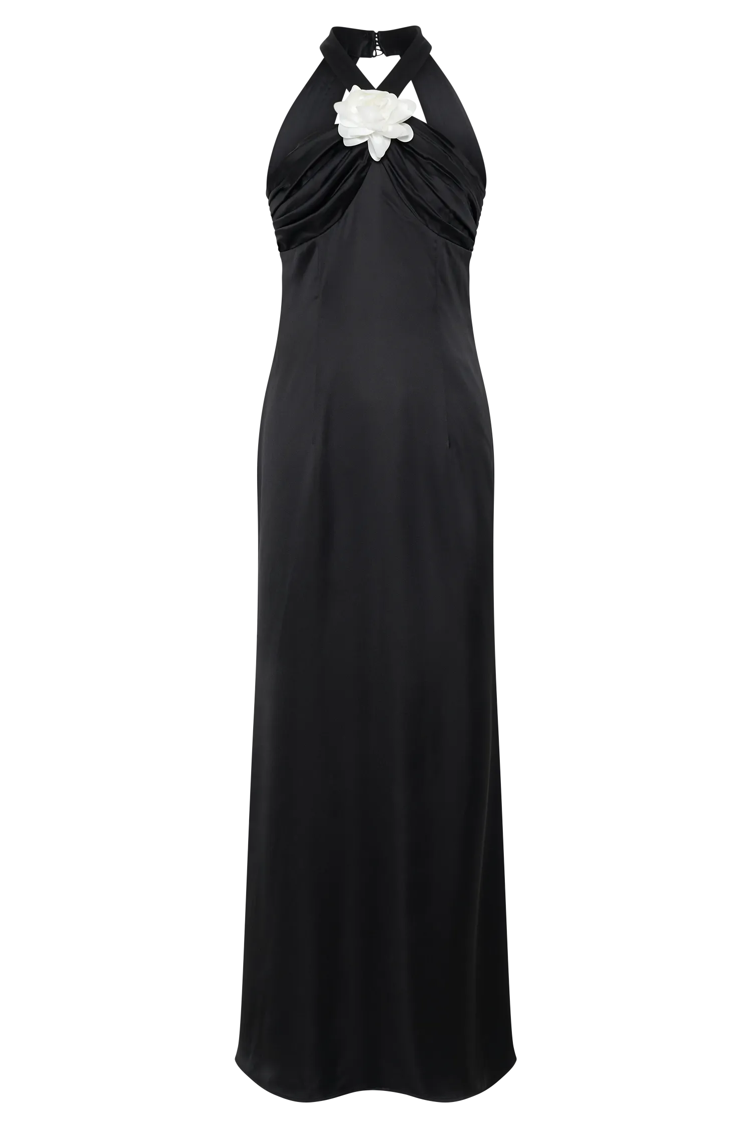 Dylan Rose Halter Maxi Dress - Black