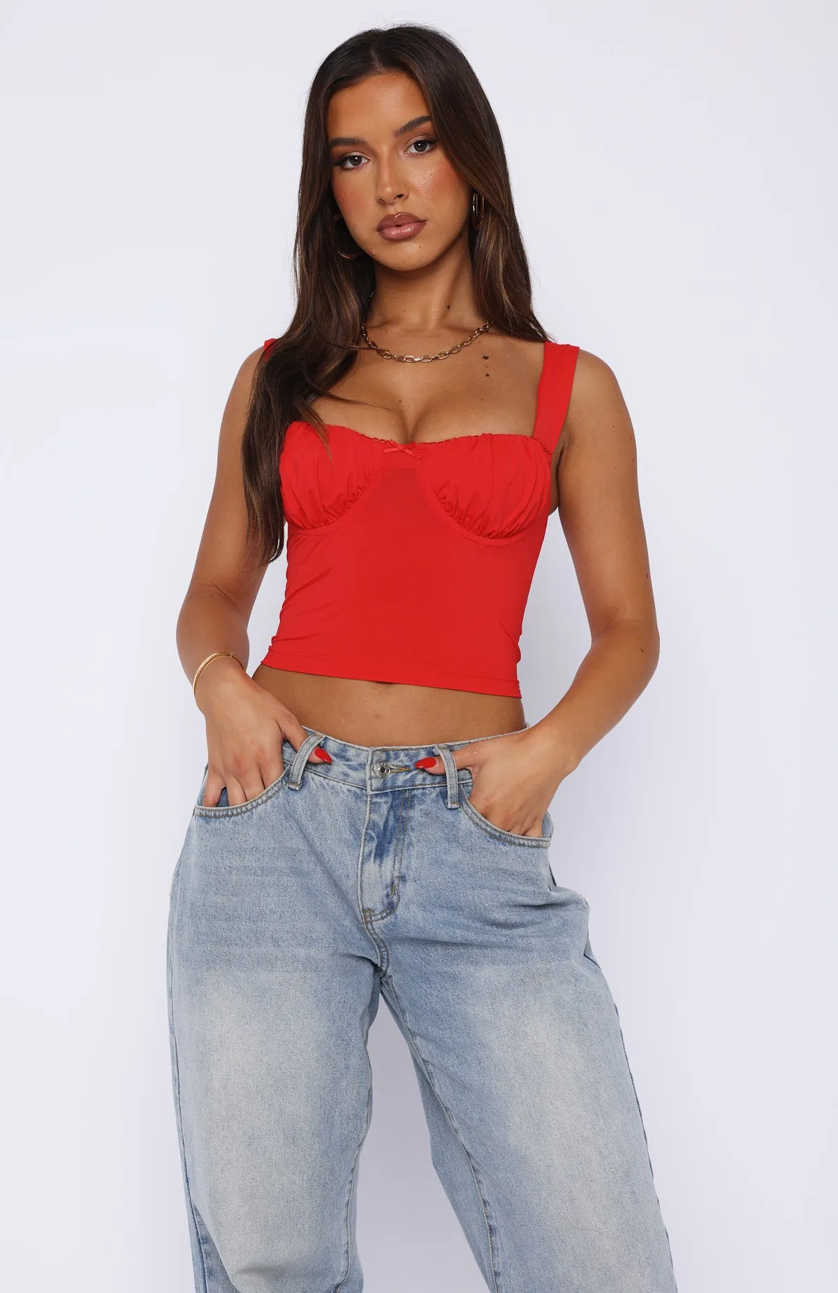 Feel Good Top Red