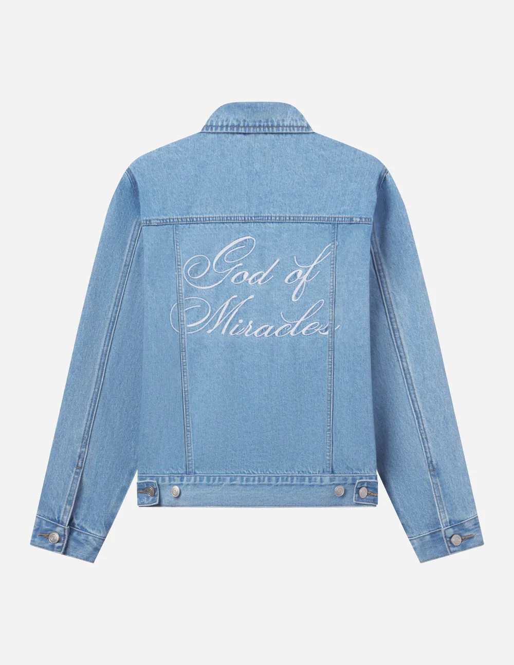 God of Miracles Denim Jacket