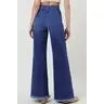 High Waist Wide Flood Denim Jeans