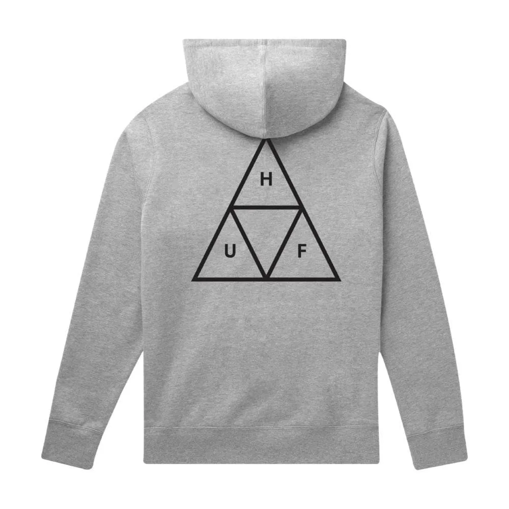 HUF ESSENTIALS TT P/O HOODIE-GREY