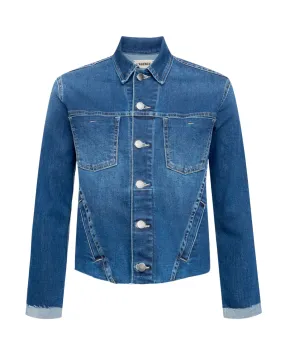 Janelle Slim Denim Jacket (Magnolia)