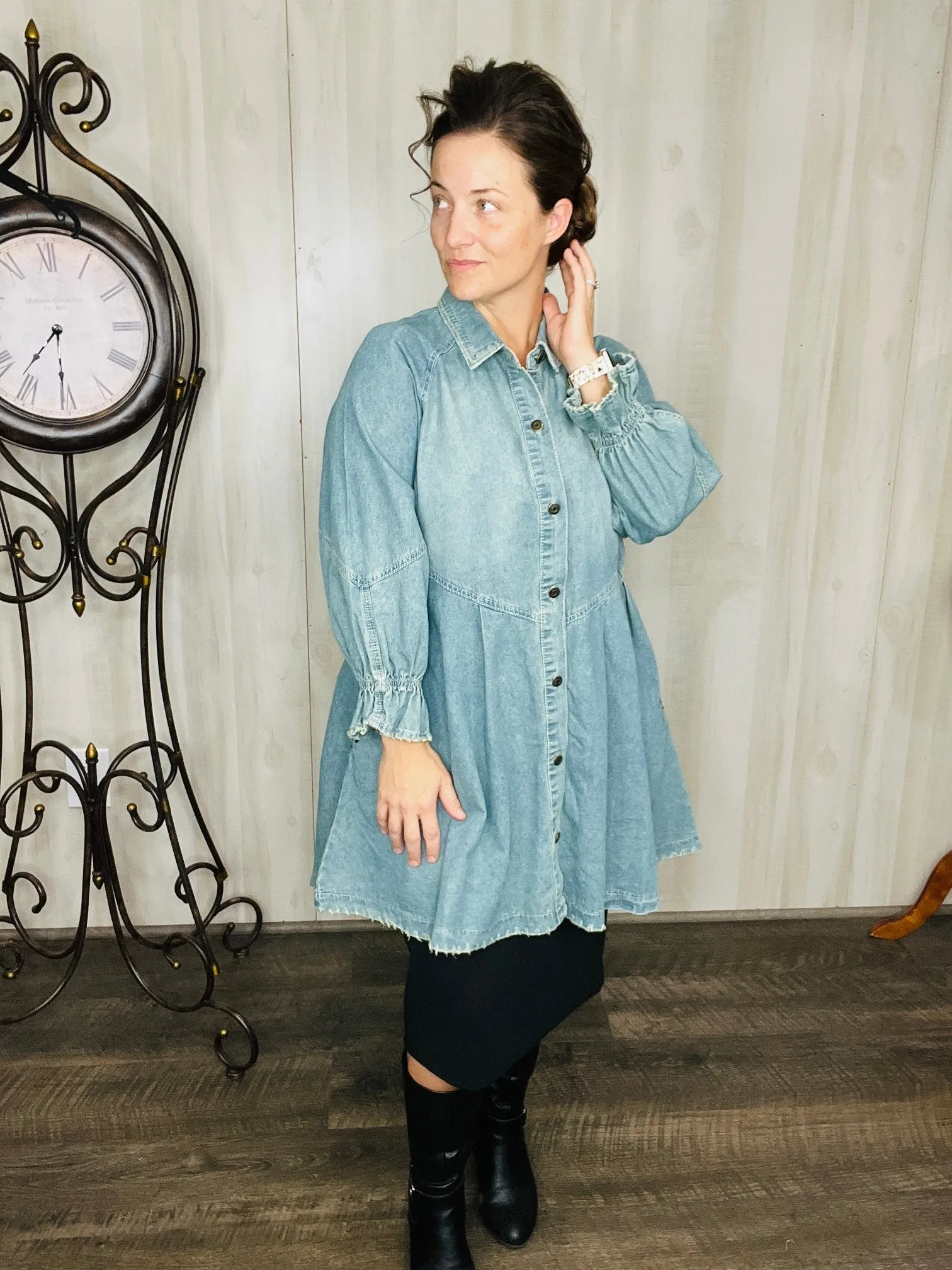 Jean Is My Style-Denim Tunic