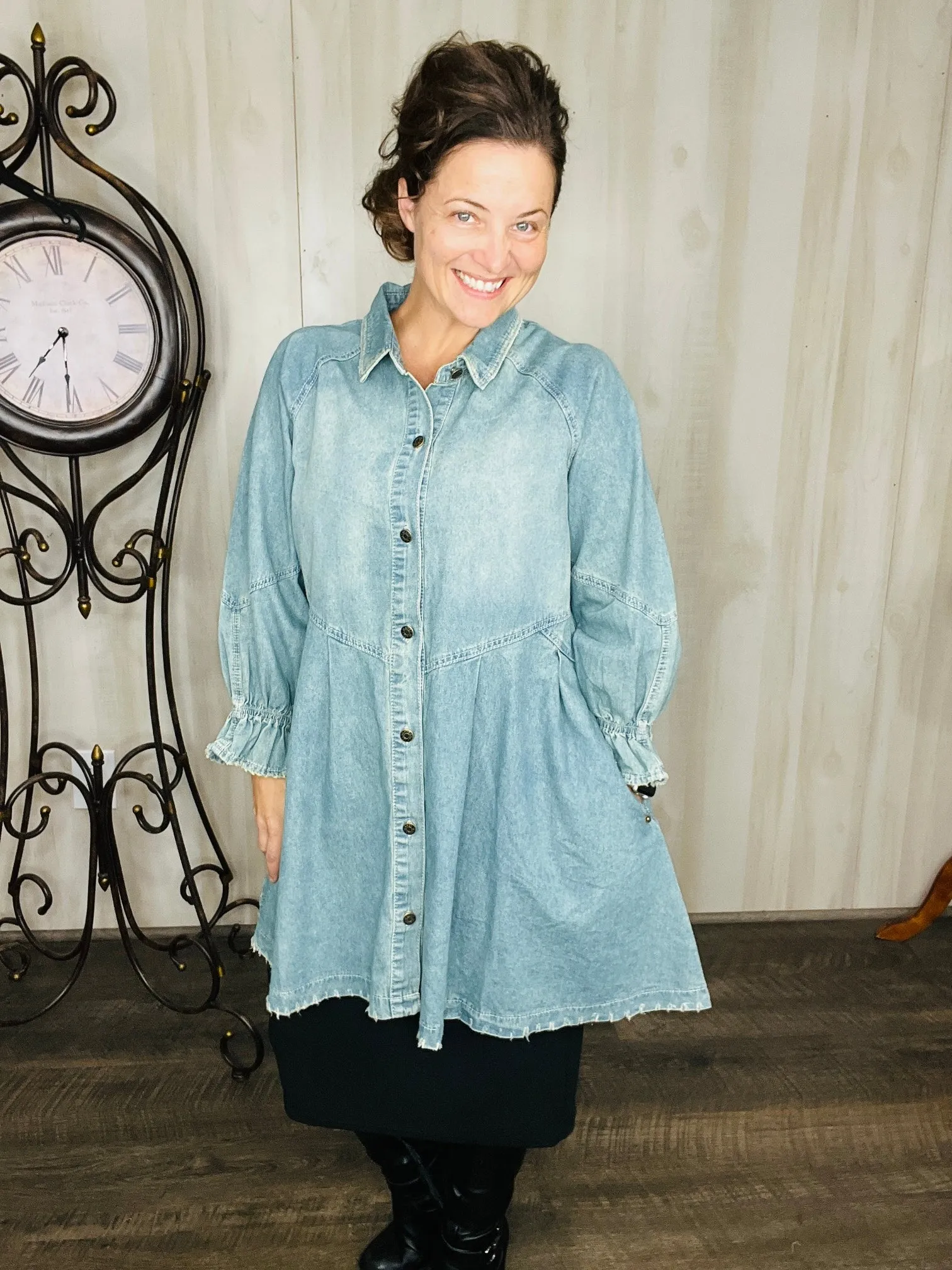 Jean Is My Style-Denim Tunic