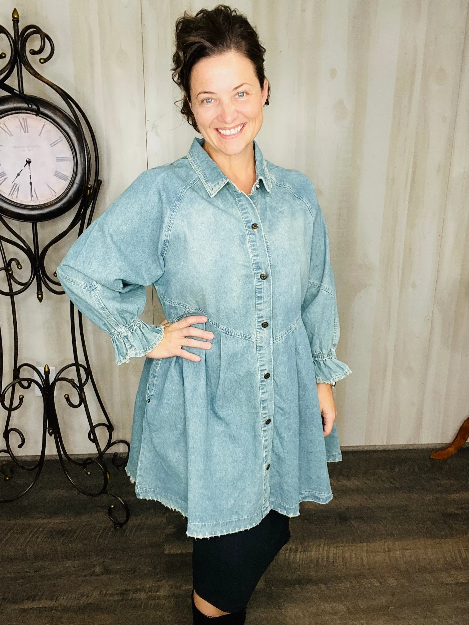 Jean Is My Style-Denim Tunic