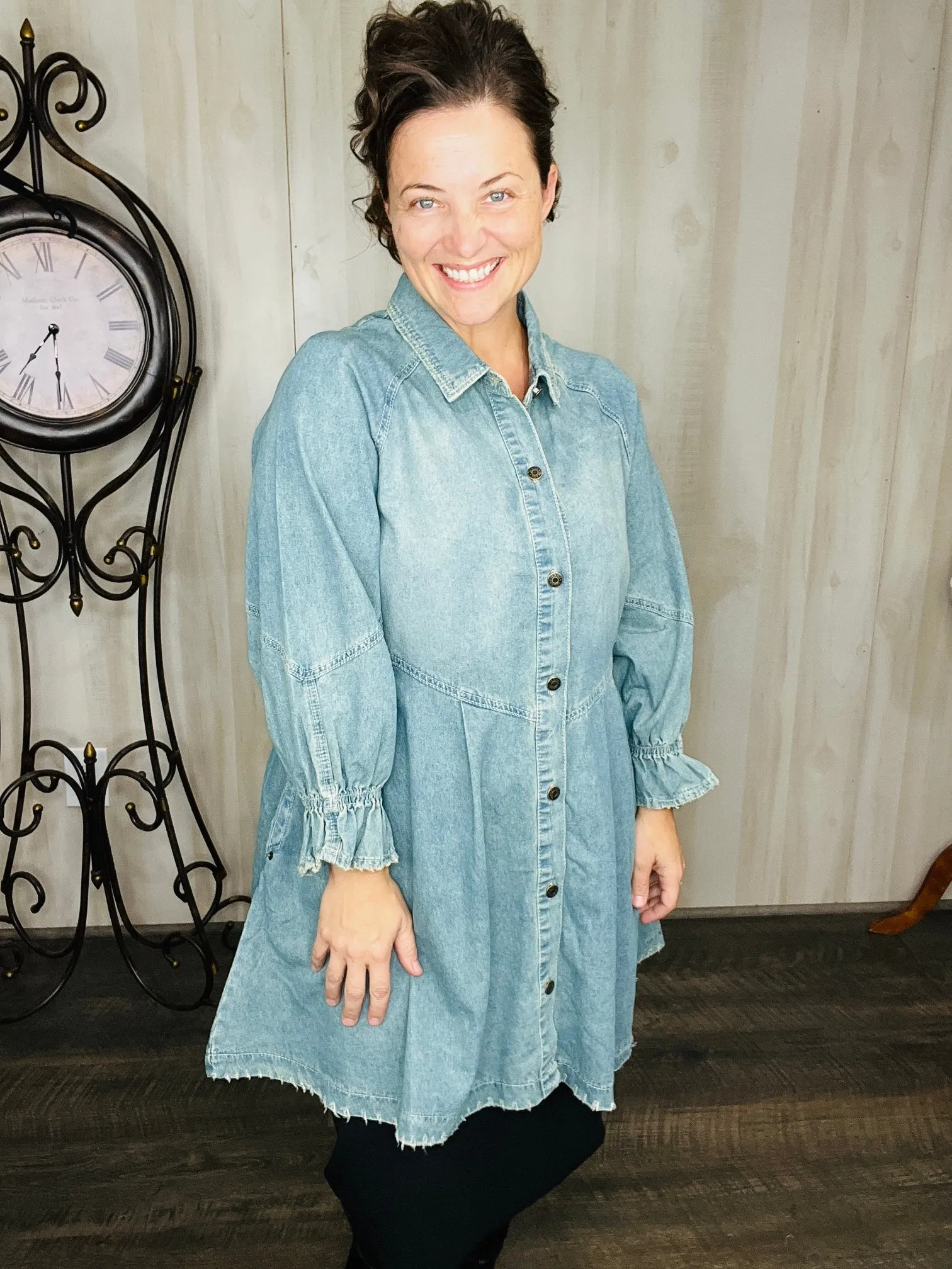 Jean Is My Style-Denim Tunic