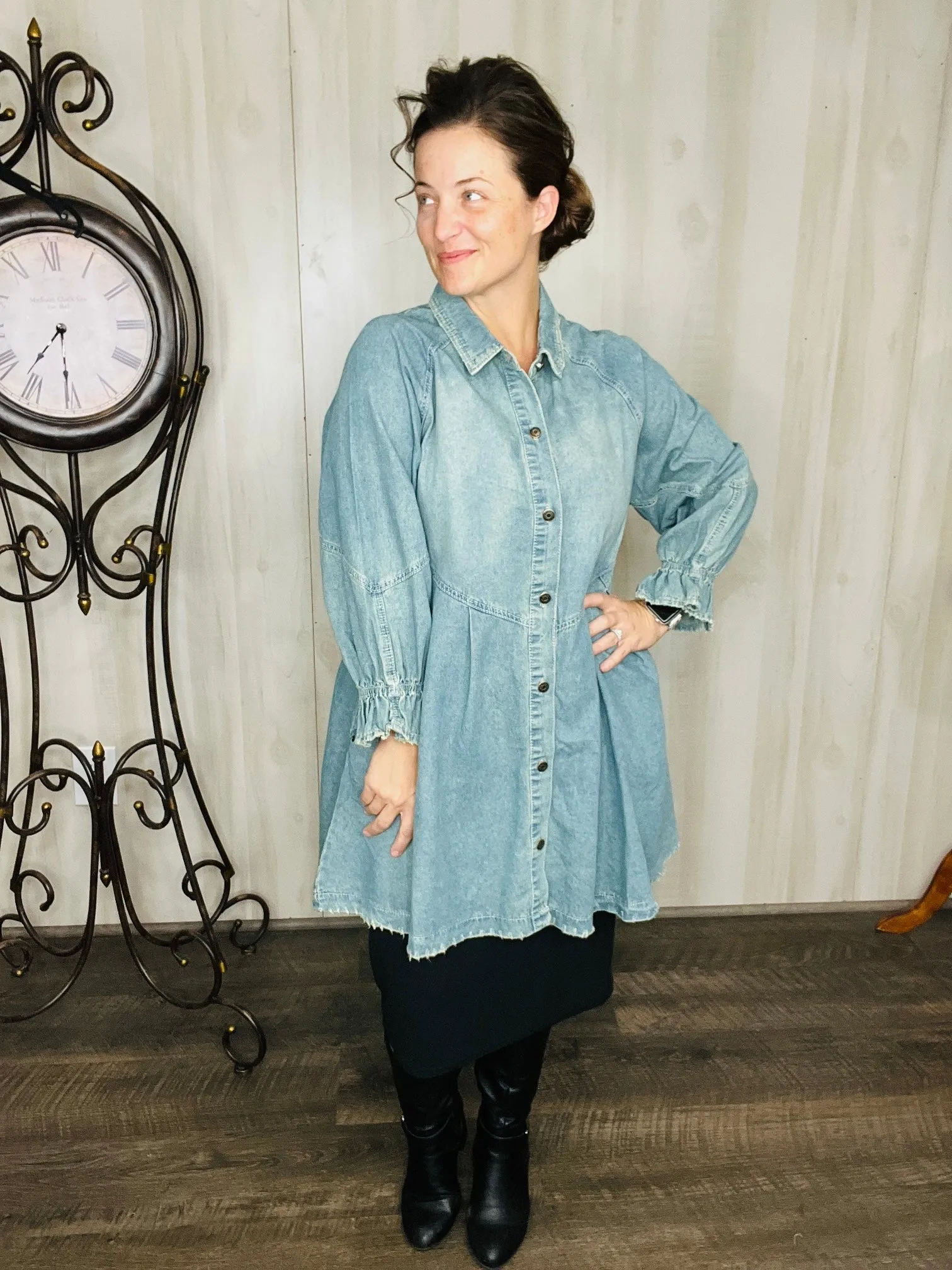 Jean Is My Style-Denim Tunic