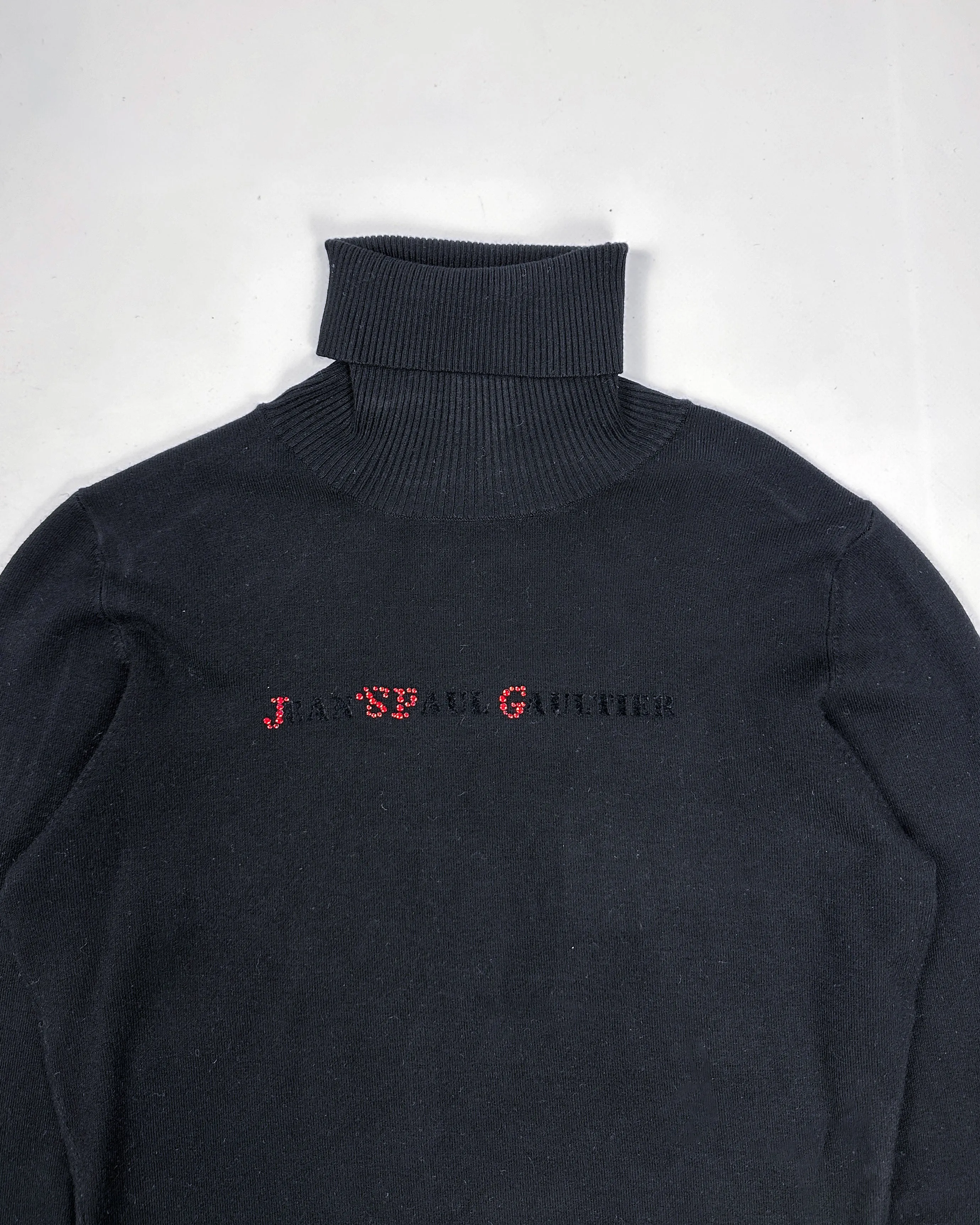 Jean Paul Gaultier Blink Logo Turtle Neck Knit 2000's