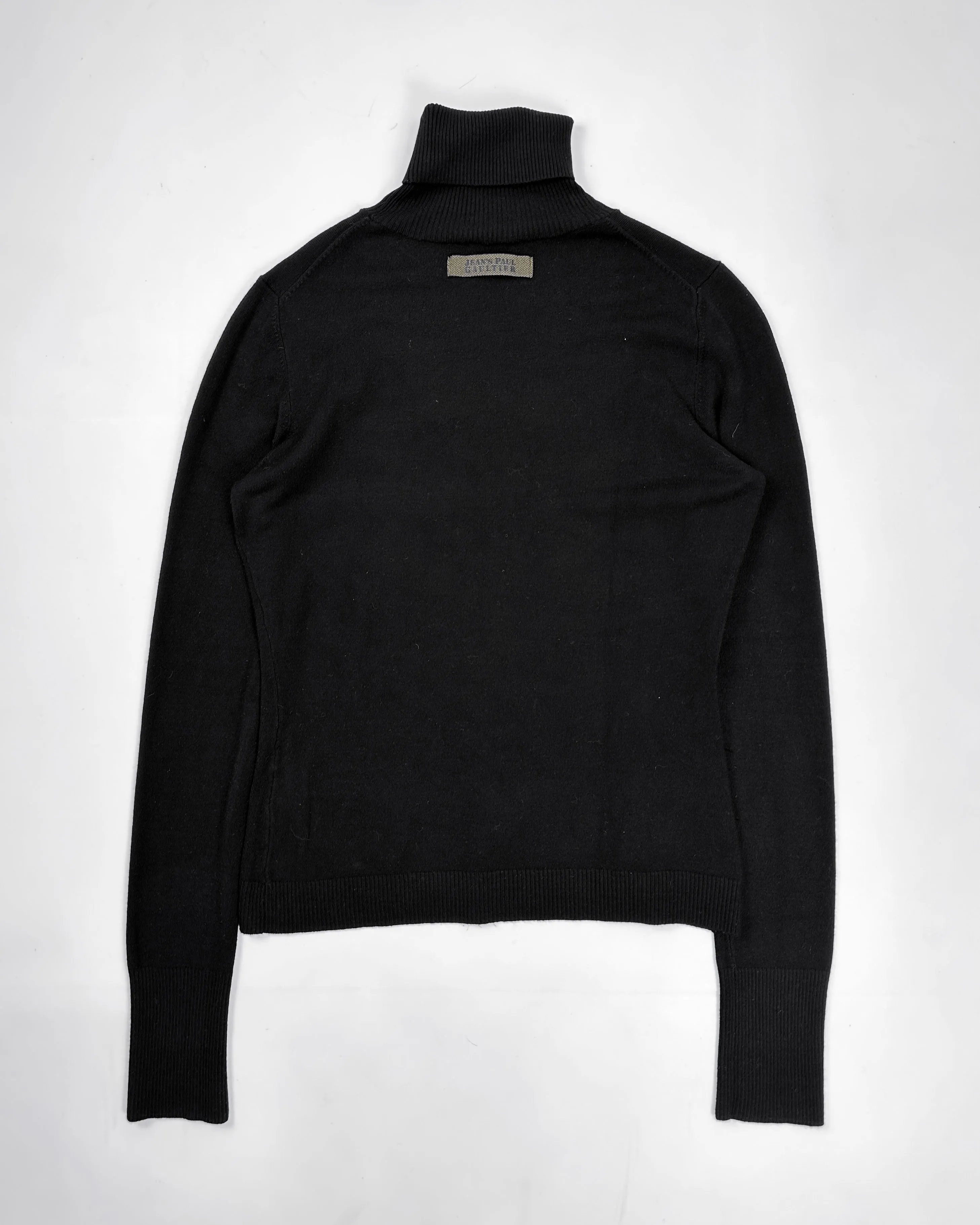 Jean Paul Gaultier Blink Logo Turtle Neck Knit 2000's