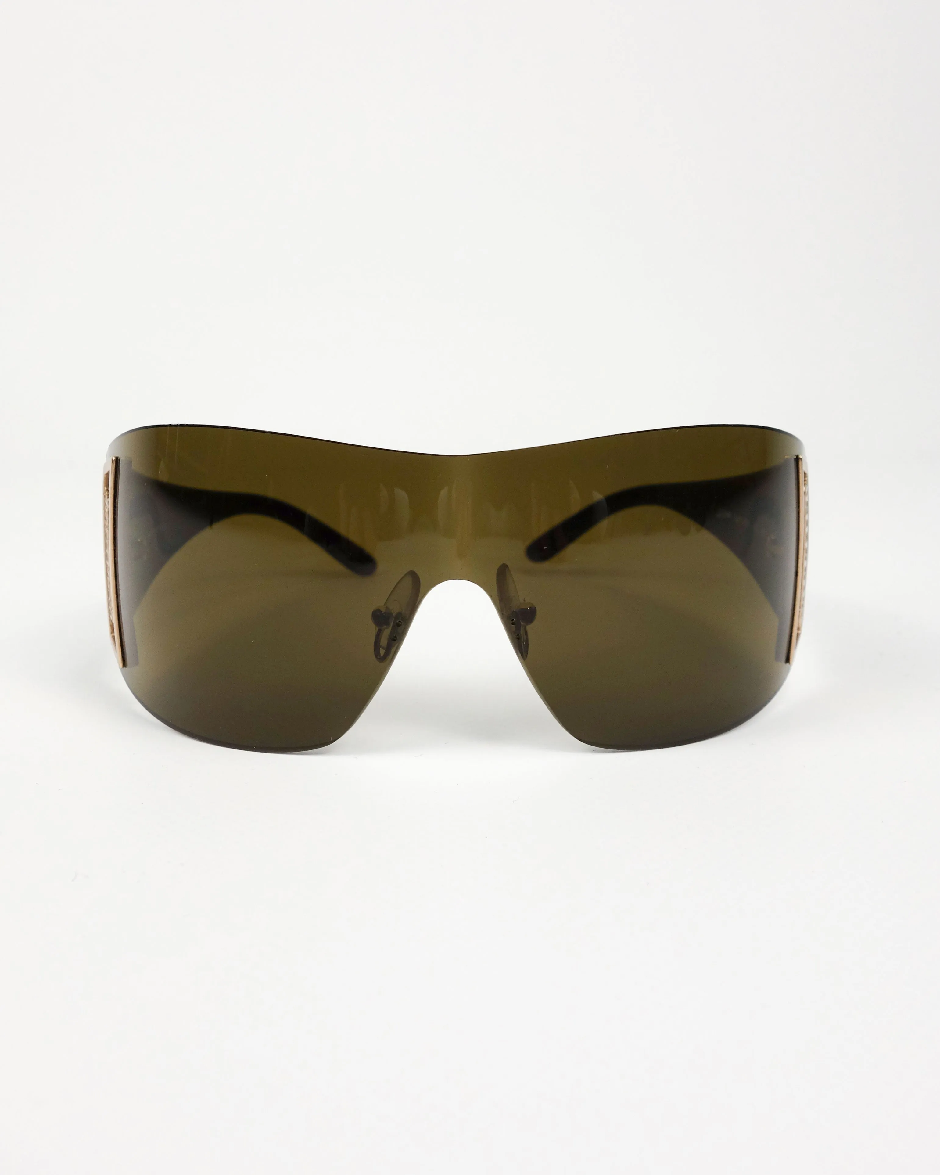 Jean Paul Gaultier Full Mask Smoked Sunglasses 2000's