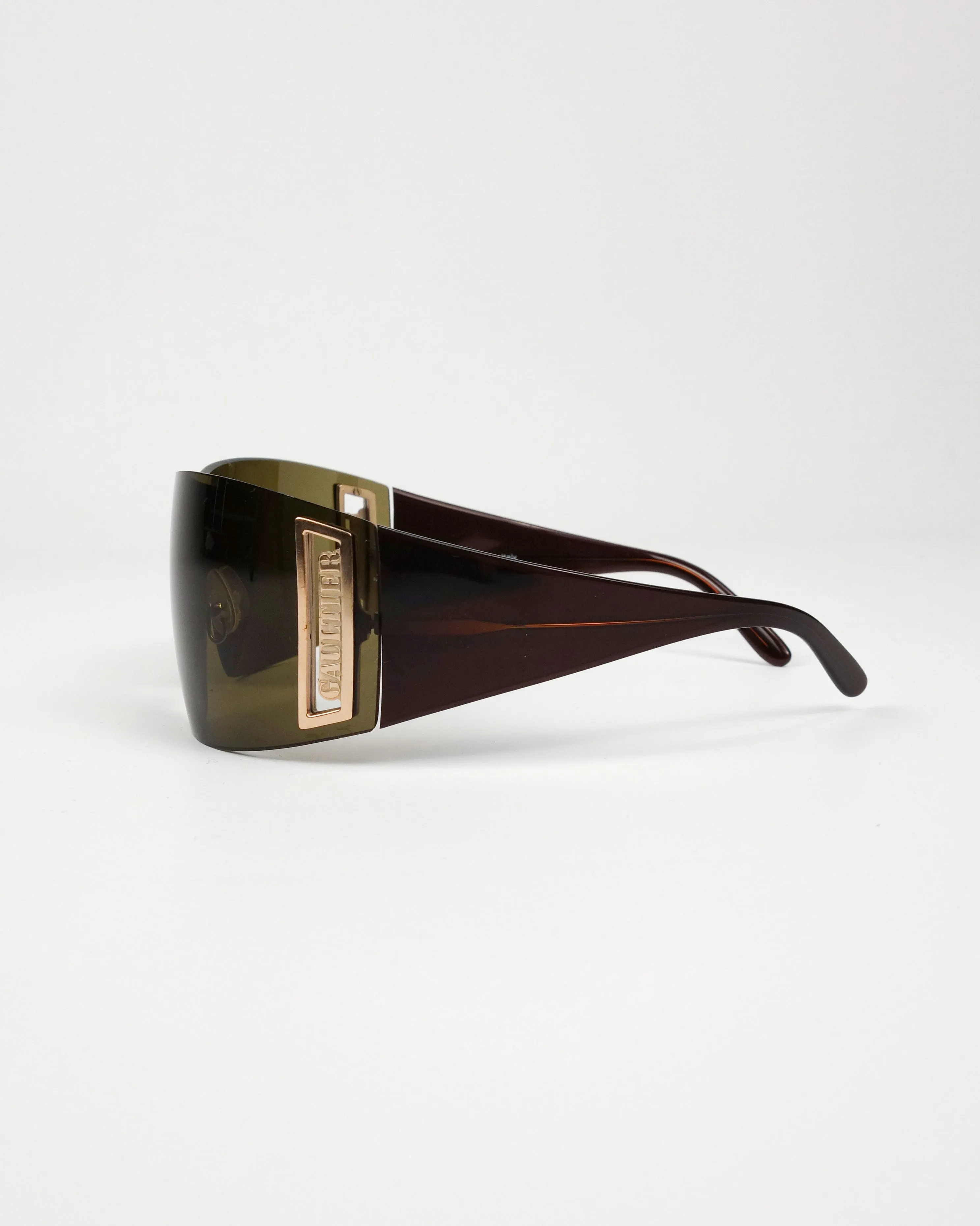 Jean Paul Gaultier Full Mask Smoked Sunglasses 2000's