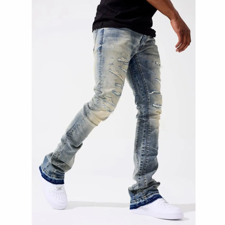 Jordan Craig Theo Stacked Lansing Denim Jean (Desert Storm) JRF1097