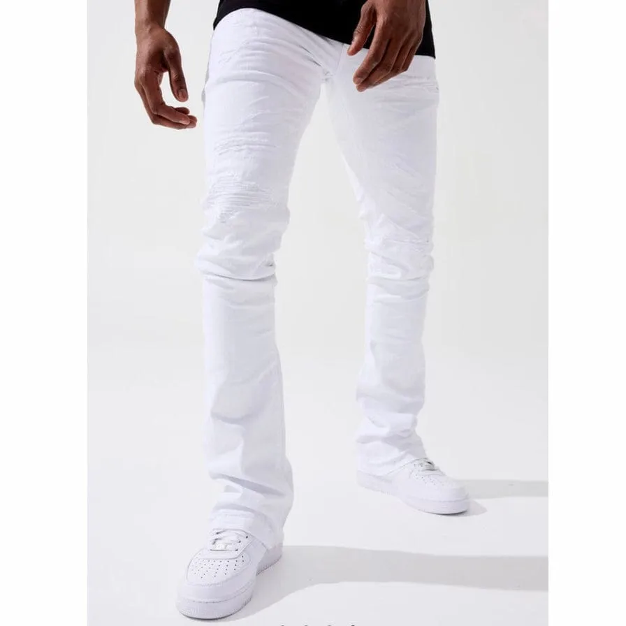 Jordan Craig Theo Stacked Tribeca Twill Denim Jean (White) JRF955R