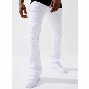 Jordan Craig Theo Stacked Tribeca Twill Denim Jean (White) JRF955R