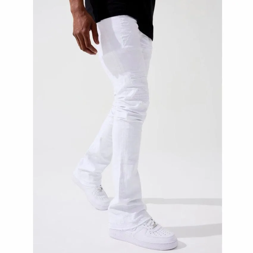 Jordan Craig Theo Stacked Tribeca Twill Denim Jean (White) JRF955R