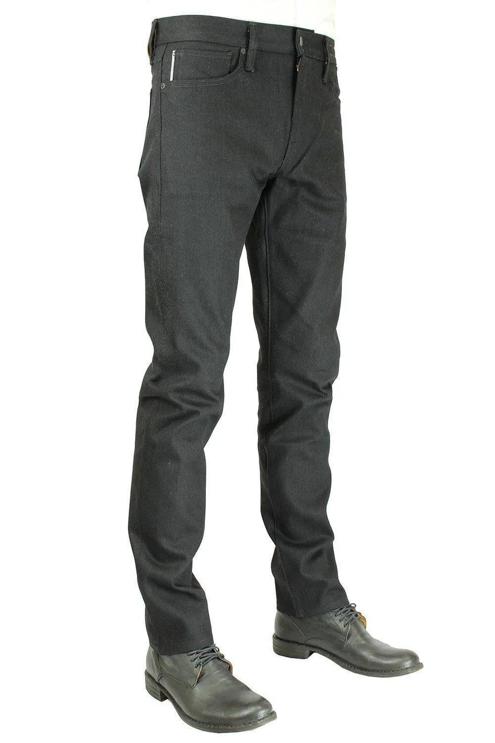 KATO 4-Way Stretch Selvedge The Pen Black Raw