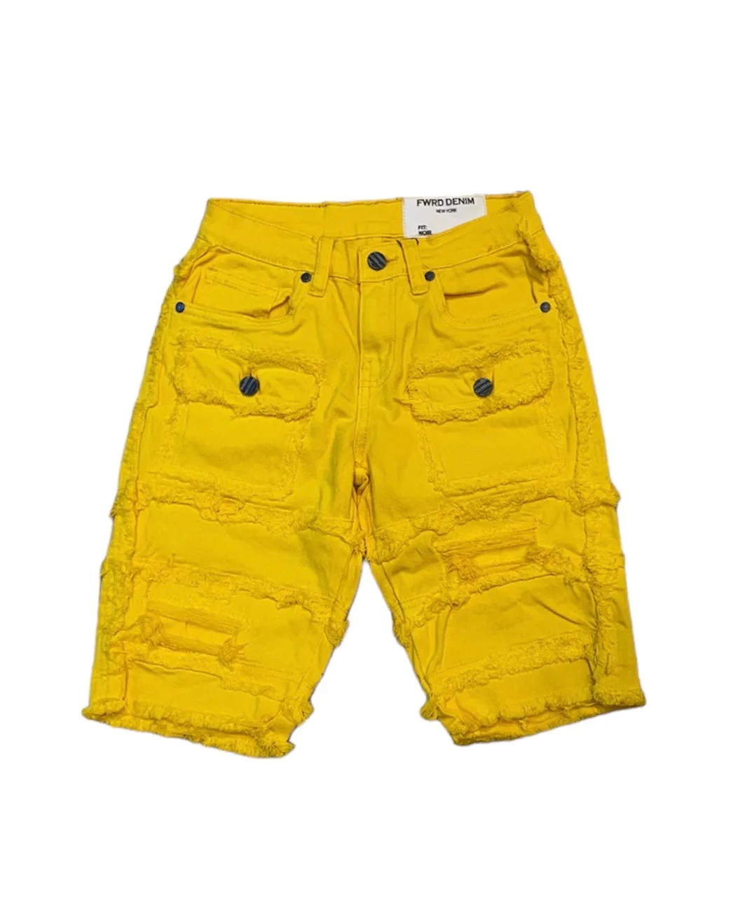 Kid’s Layered Graffiti Saints Twill Shorts