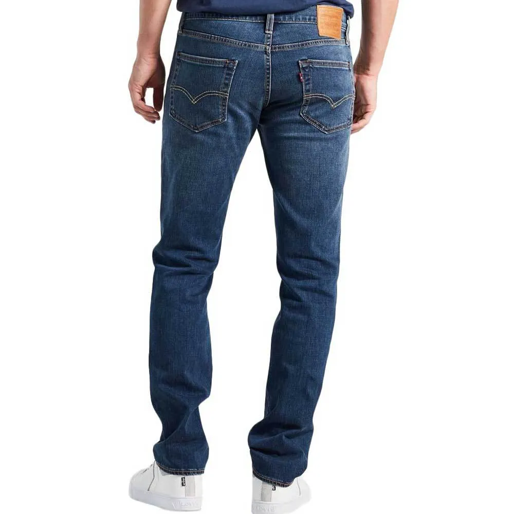 Levis 511 Slim Fit Jeans for Men - Mid Blue Caspian - Stylish, Comfortable Denim - Model 04511-3406